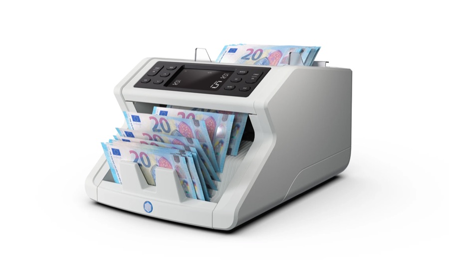 Counter for sorted banknotes